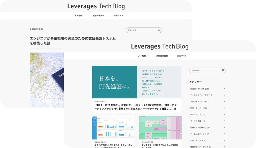 Leverages tech blog